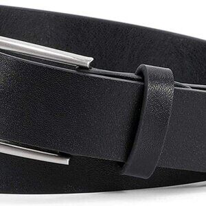 Women Casual Leather Belt for Jeans Pants, Fashion Ladies Waist Dress Belt